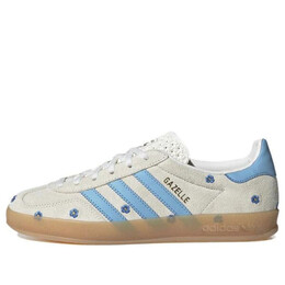 Кроссовки газель для помещений цветочные Adidas, белый if4491 | white/blue