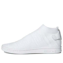 Кроссовки stan smith носок primeknit Adidas, белый cq2902 | white