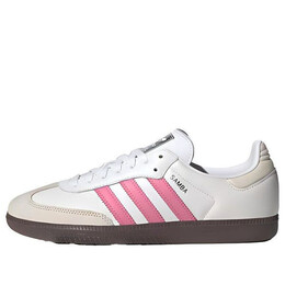 Кроссовки самба ог Adidas, белый ig1962 | cloud white/lucid pink/wonder whtie