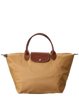 Longchamp Le Pliage Original Средняя Сумка с Верхней Ручкой из Холста, коричневый 8012140183612 | brown