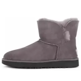 Кроссовки классические манжеты мини Ugg, серый 1016417-sygr | stormy grey