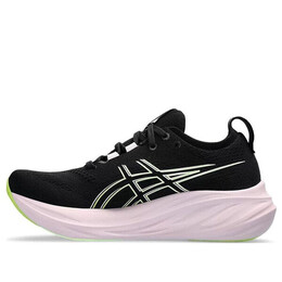 Кроссовки гель нимбус 26 Asics, черный 1012b601-004 | black/neon lime