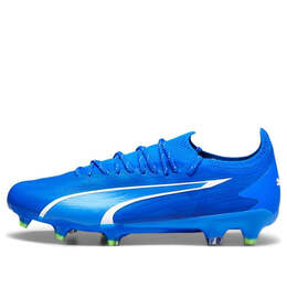 Кроссовки ultra ultimate fg ag 'ultra blue green' Puma, синий 107507-03 | ultra blue/white/pro green