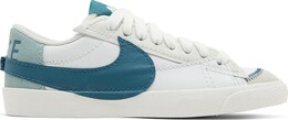 Nike Кроссовки Wmns Blazer Low '77 Jumbo 'Summit White Geode Teal', белый dq1470 106 | white