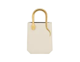 Сумка-Тоут «Змеевик» Bvlgari, белый 292111 | ivory