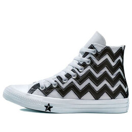 Кроссовки chuck taylor all-star mission-v high white Converse, черный 565376c | black and white