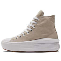 Кроссовки chuck taylor all star move platform high 'beach stone' Converse, серый a04365c | gray/brown
