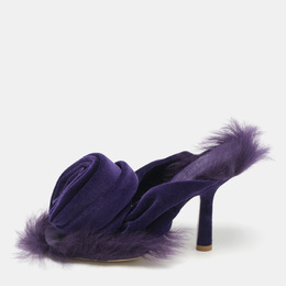 Burberry: Фиолетовые сандалии 