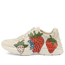 Кроссовки rhyton ' strawberry' Gucci, белый 576963-drw00-9522 | white