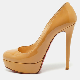 Christian Louboutin: Бежевые туфли 