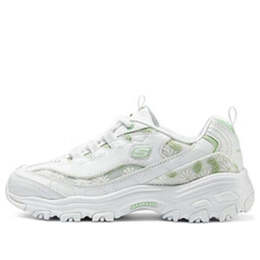 Кроссовки women sport d'lites 1.0 'white green' Skechers, белый 150234-wgr | white/green