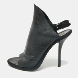 Balenciaga: Чёрные сандалии 