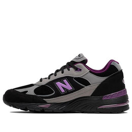 Кроссовки Stray Rats X 991 сделано в Англии New Balance, черный w991srp | black/gray/purple