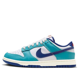 Кроссовки данк лоу Nike, белый fq6870-141 | white/deep royal blue-sail-teal nebula-mystic red