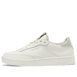 Кроссовки club c clean 'chalk light sage' Reebok, белый gx3693 | creamwhite/green