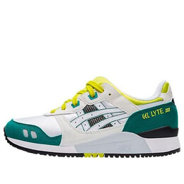 Кроссовки гель лайт 3 ог Asics, белый 1192a178-100 | white/green