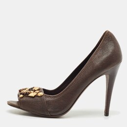 Tory Burch: Тёмные босоножки 