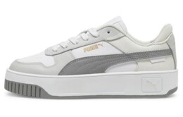 Кроссовки для скейтбординга Carina женские, низкие, белый/серый Puma 389390-20 | white gray