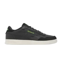 Кроссовки Court Advance Reebok, черный 100033460 | core black/lime silver/chalk white