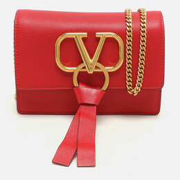 Valentino: Красная сумка через плечо 