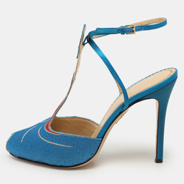 Charlotte Olympia: Голубые сандалии 