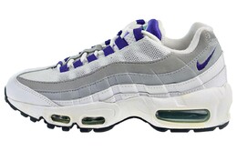 Кроссовки Air Max 95 Lifestyle женские с низким верхом белые серые фиолетовые Nike 307960-101
