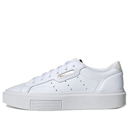 Кроссовки гладкие супер Adidas, белый ef8858 | footwear white/crystal white/core black