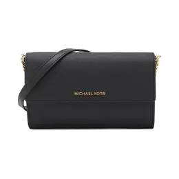 Кожаная сумка-мессенджер/кошелек Michael Kors, черный mk241w00004200100os | nero
