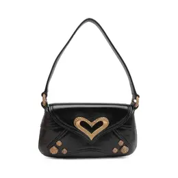 Сумка на плечо из натуральной кожи Baby наплак Pinko, черный pi241w00016273900os | nero