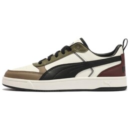 Кроссовки Puma DRIBBLE Lifestyle Shoes Unisex Low-top White/black/brown, зеленый 400326-03 | white/gridge/patinagreen