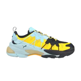 Кроссовки LQDCELL Omega Striped Knit Puma, желтый 371476 06 | black/ultra yellow