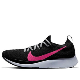 Кроссовки zoom fly flyknit Nike, черный ar4562-002 | black/hyper pink