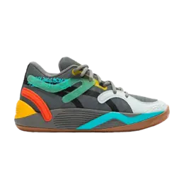 Кроссовки TRC Blaze Court Puma, серый 378961 01 | cast iron/yellow sizzle