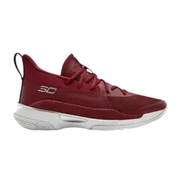 Кроссовки Curry 7 Team Under Armour, красный 3023838 607 | cardinal/white/metallic silver
