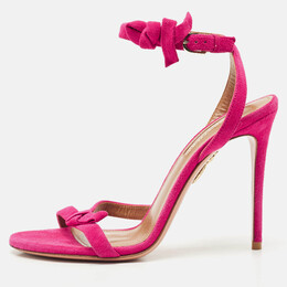 Aquazzura: Розовые сандалии 