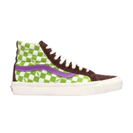 Кроссовки Sk8-Hi LX Vans, коричневый vn0a4bvbtj5 | potting soil/lime green