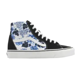 Кроссовки Sk8-Hi Tapered Vans, синий vn0a4u16y6z | floral blue/white