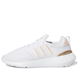 Кроссовки оригиналы swift run Adidas, белый gz4973 | footwear white/gold metallic