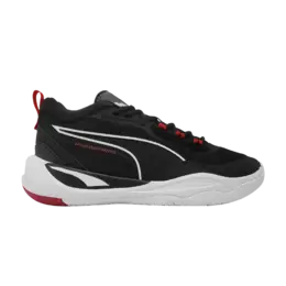 Кроссовки Playmaker Puma, черный 385841 01 | jet black/jet black/white/high risk red