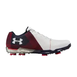 Кроссовки Spieth 2 Under Armour, белый 3000165 107 | white/midnight navy/red