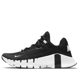 Кроссовки free metcon 4 'black white' Nike, черный cz0596-010 | black/white/volt