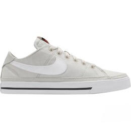 Кроссовки Nike Wmns Court Legacy Canvas Black White, светло-серый/белый cz0294-002