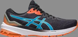 Кроссовки gt 1000 11 'black island blue peach' Asics, черный 000741 | black