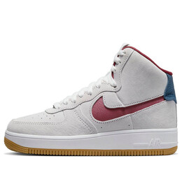 Кроссовки air force 1 high sculpt Nike, серый dc3590-104 | gray/red/blue