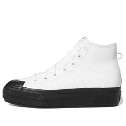 Кроссовки nizza rf platform mid Adidas, белый fy7606 | white/black