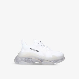 Женские кроссовки Triple S Clear Sole из искусственной кожи и сетки Balenciaga, белый r03860493 | white/oth