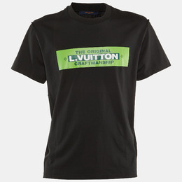 Louis Vuitton: Чёрная футболка 