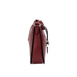 Michael Kors Gabby Маленькая женская складная кожаная сумка-хобо через плечо вишневого цвета, мультиколор 7375729328188 | multi