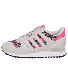 Кроссовки оригинал zx 700 Adidas, бежевый b25714 | cream/pink