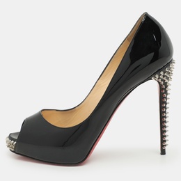 Christian Louboutin: Чёрные босоножки 